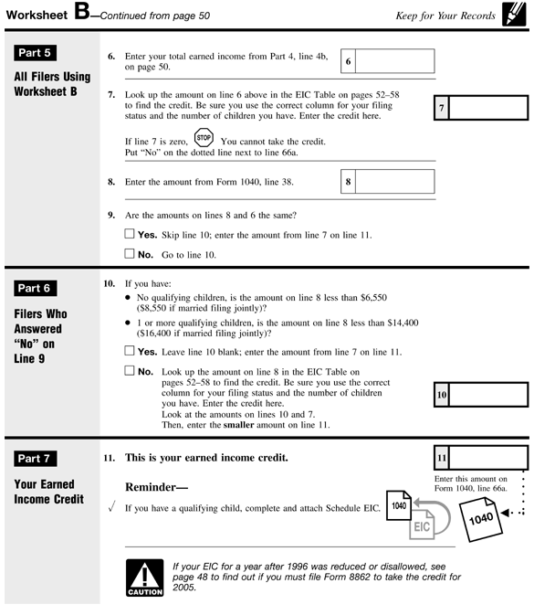 Worksheet B